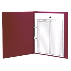 Teczka Do Akt Osobowych 2 Ringi Bordo Td-12-06 Biurfol
