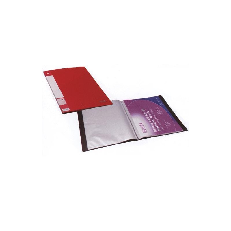 Album Ofertowy Wing, 20 Kieszeni Czerwony Dcf442-B Pentel