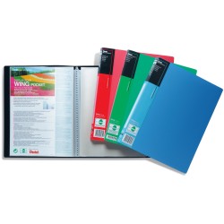 Album Ofertowy Wing, 20 Kieszeni Czarny Dcf442-A Pentel