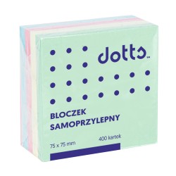 Kostka Samoprzylepna Dotts 75X75 400 Kartek Pastelowa (Nskp/D)