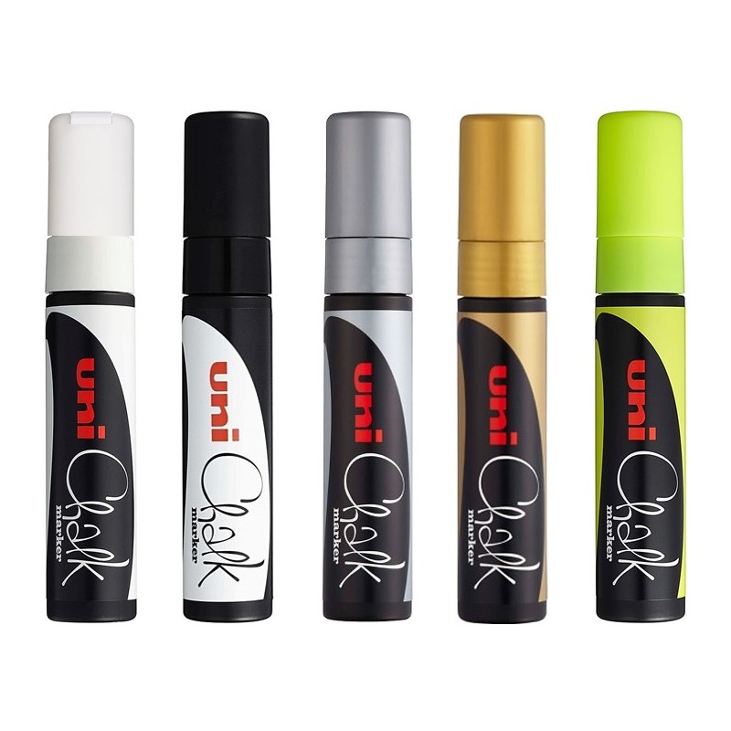 Marker Kredowy Uni Pwe-17K Srebrny