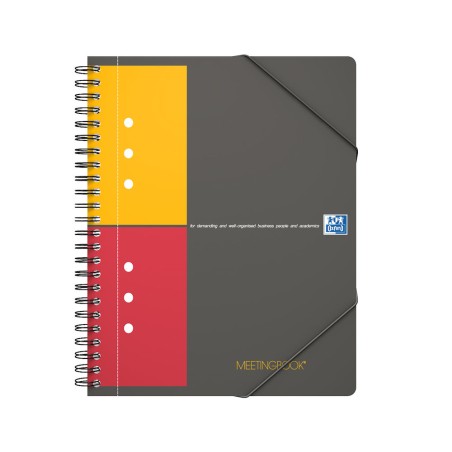 Kołonotatnik A5 80 Kartek, Kratka / Tagi, International Meetingbook, Oxford, 100102104