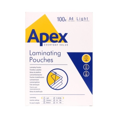 Apex Folie Do Laminacji A3 Light Op. 100Szt. 6001901 Fellowes Sale