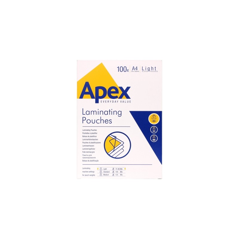 Apex Folie Do Laminacji A3 Light Op. 100Szt. 6001901 Fellowes Sale