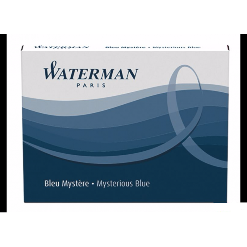 Naboje Standard (8 Szt) Niebiesko-Czarny (Granatowy) S0110910 Waterman