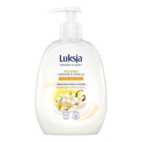 Luksja Mydło W Płynie Z Dozownikiem 500 Ml Jaśmin & Vanilia  8919