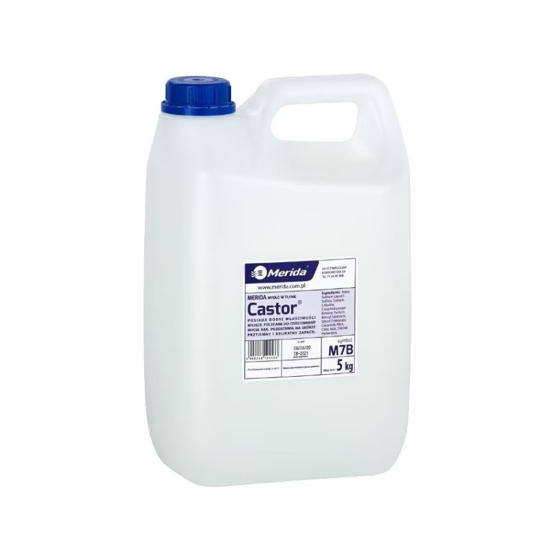 Mydło W Płynie Merida Castor Białe 5Kg M7B/Mkk104