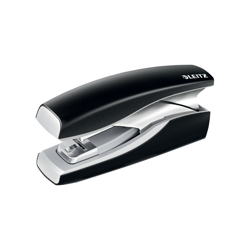 Zszywacz Leitz New Nexxt Softpress Flat Clinch Czarny 56030095