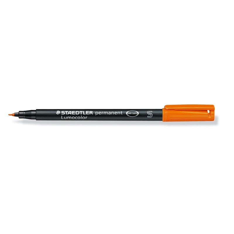 Foliopis Lumocolor, S, Wodoodporny, Pomarańczowy, Staedtler S 313-4