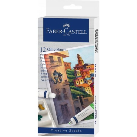 Farby Olejne Faber-Castell Creative Studio 12 Kolorów