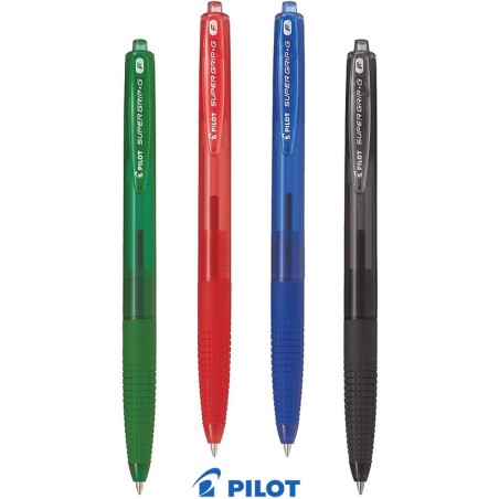 Długopis Olejowy Pilot Super Grip G (F) Zielony