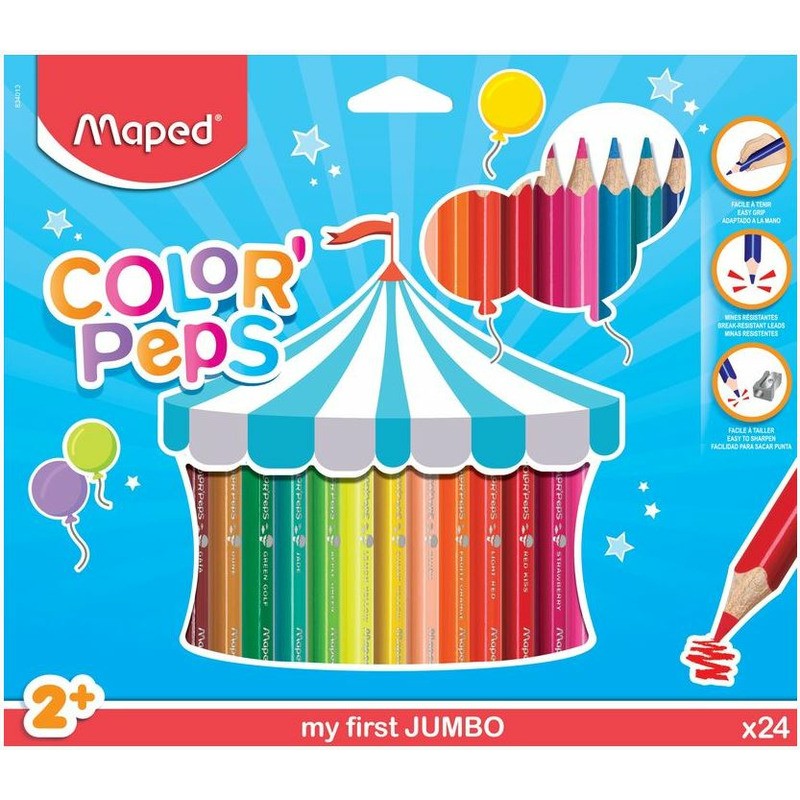 Kredki Maped Color'peps Jumbo Early Age 24 Kolory