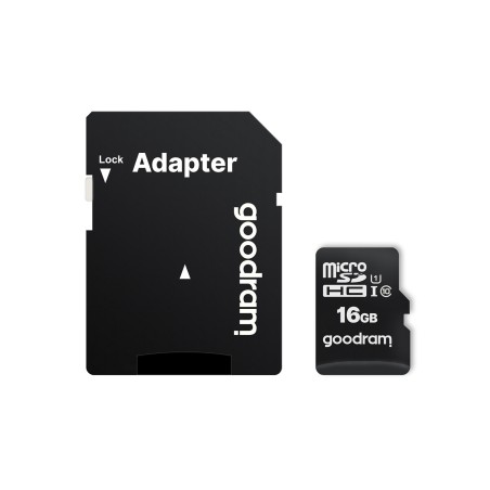 Karta Pamięci Goodram M1Aa-0160R12 (16Gb  Class 10, Class U1  Adapter, Karta Pamięci)