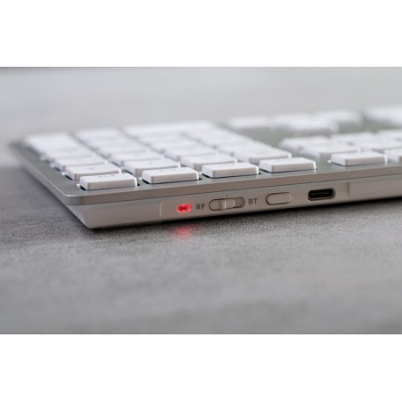 Klawiatura Bezprzewodowa Do Mac Kw 9100 Slim Wireless Silver Germany