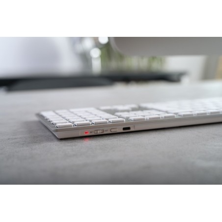 Klawiatura Bezprzewodowa Do Mac Kw 9100 Slim Wireless Silver Germany