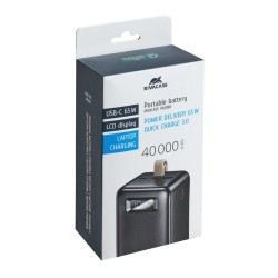 Rivacase Va1084 Bank Mocy Litowo-Polimerowy (Lipo) 40000 Mah Czarny