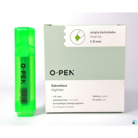 Zakreślacze 6Kol. Dh106 Ścięta Końcówka 1-5Mm Open Komplet