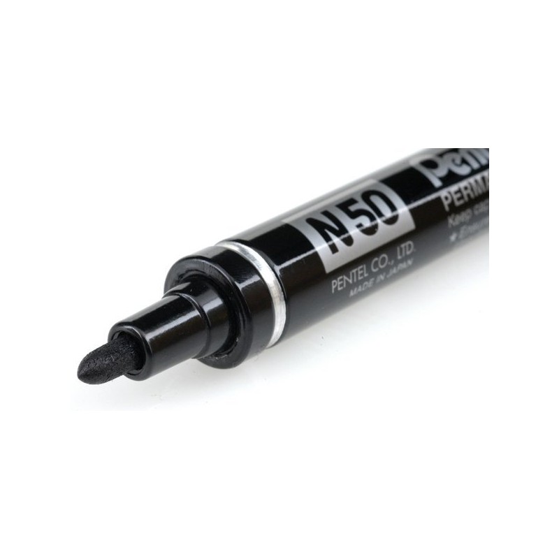 Marker Permanentny N50 Czarny Okrągła Końcówka Pentel