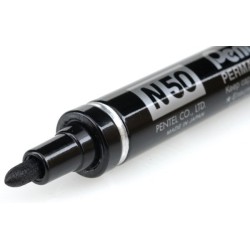 Marker Permanentny N50 Czarny Okrągła Końcówka Pentel