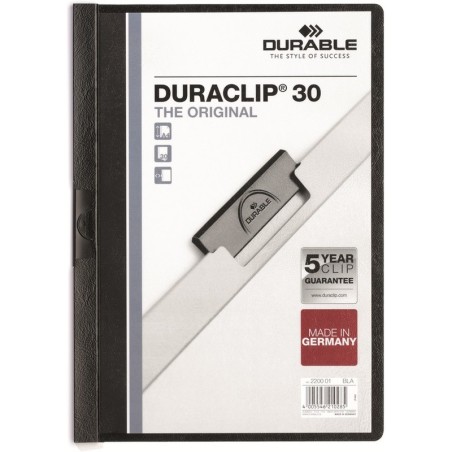 Skoroszyt Zaciskowy Durable Duraclip 30