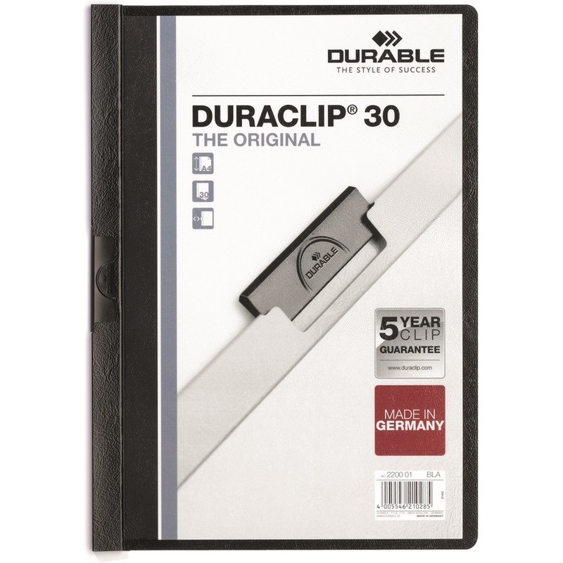 Skoroszyt Zaciskowy Durable Duraclip 30