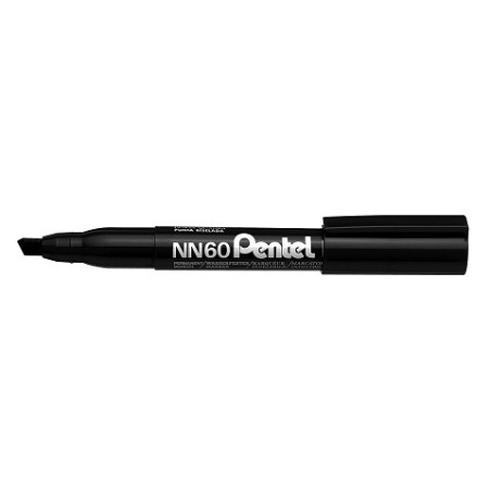 Marker Permanentny Nn60 Czarny Ścięta Końcówka Pentel