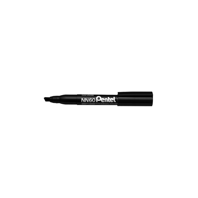Marker Permanentny Nn60 Czarny Ścięta Końcówka Pentel