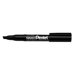 Marker Permanentny Nn60 Czarny Ścięta Końcówka Pentel