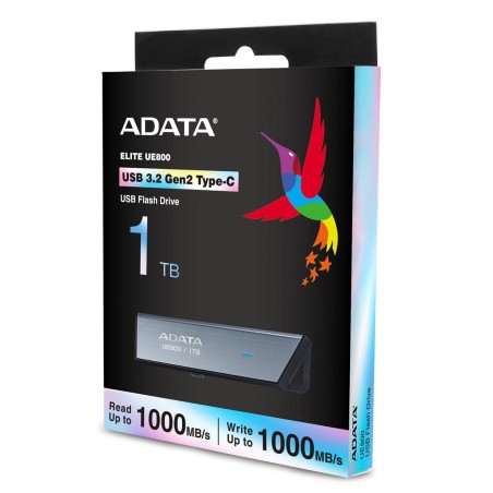 Adata Ue800 Pamięć Usb 1 Tb Usb Type-C 3.2 Gen 2 (3.1 Gen 2) Srebrny