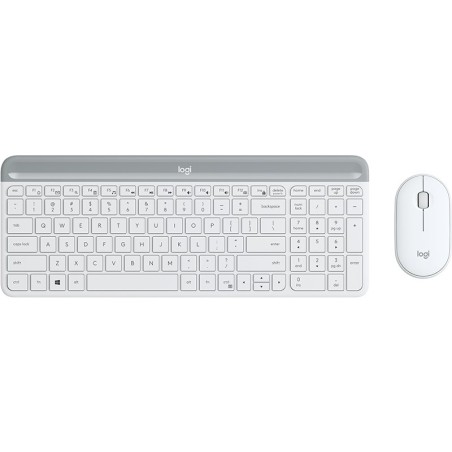 Klawiatura + Mysz Logitech Mk470 Biały