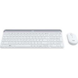 Klawiatura + Mysz Logitech Mk470 Biały