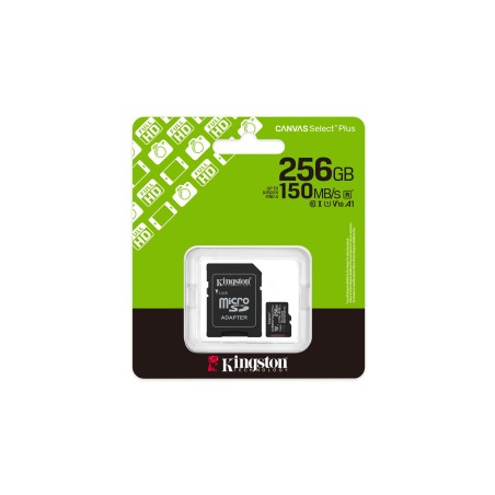 Kingston Microsdxc 256Gb Canvas Select Plus 3 + Adp