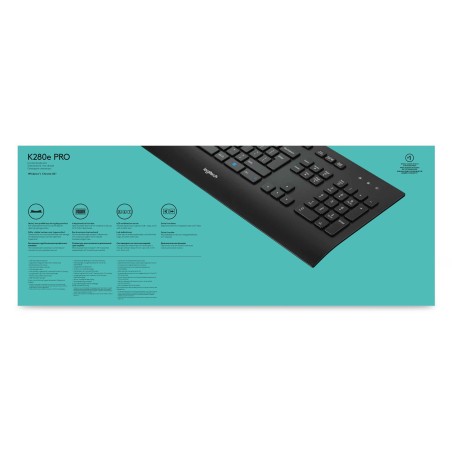 Klawiatura Logitech 920-005217 (Usb 2.0  Kolor Czarny)