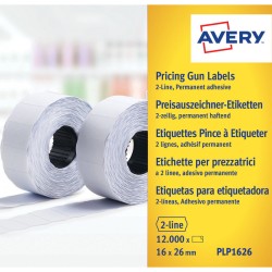 Etykiety Do Metkownicy Avery 26X16Mm Trwałe Białe (10)
