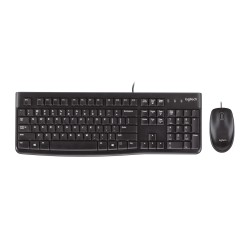 Zestaw Klawiatura + Mysz Logitech Mk120 920-002562 (Membranowa  Usb 2.0  (Us)  Kolor Czarny  Optyczna  1000 Dpi)