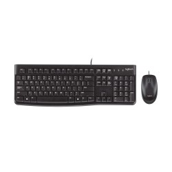 Zestaw Klawiatura + Mysz Logitech Mk120 920-002562 (Membranowa  Usb 2.0  (Us)  Kolor Czarny  Optyczna  1000 Dpi)