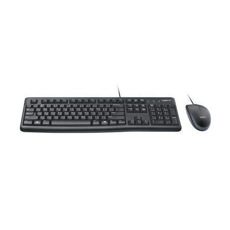 Zestaw Klawiatura + Mysz Logitech Mk120 920-002562 (Membranowa  Usb 2.0  (Us)  Kolor Czarny  Optyczna  1000 Dpi)