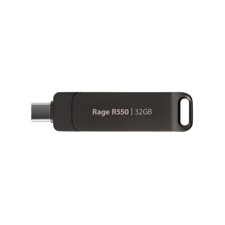 Patriot Rage R550 32Gb Dual Usb A+C, Alu, 100Mbs