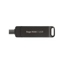 Patriot Rage R550 32Gb Dual Usb A+C, Alu, 100Mbs