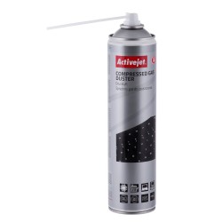 Activejet Aoc-201 Sprężone Powietrze (600 Ml) Powietrze W Sprayu Do Czyszczenia, Łatwo Czyści Trudno Dostępne Miejsca.