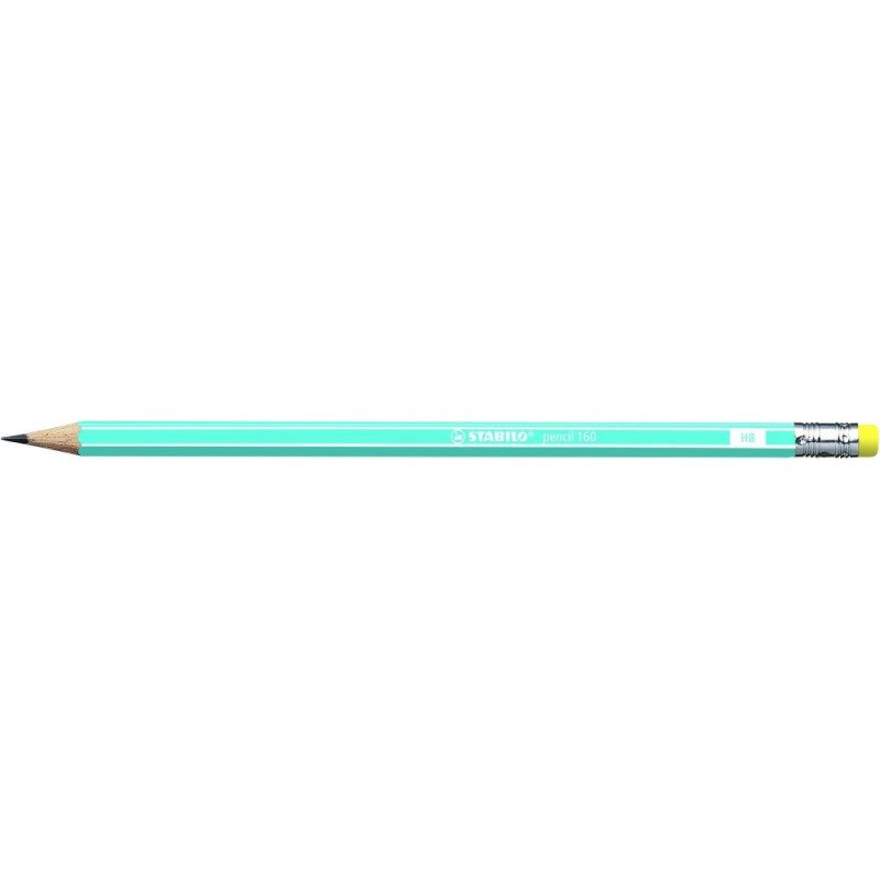Ołówek 160 Z Gumką Hb Blue Stabilo 2160/02-Hb