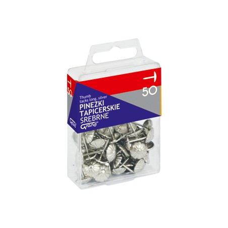 Pinezki Srebrne Tapicerskie 50Szt 110-1483 Grand