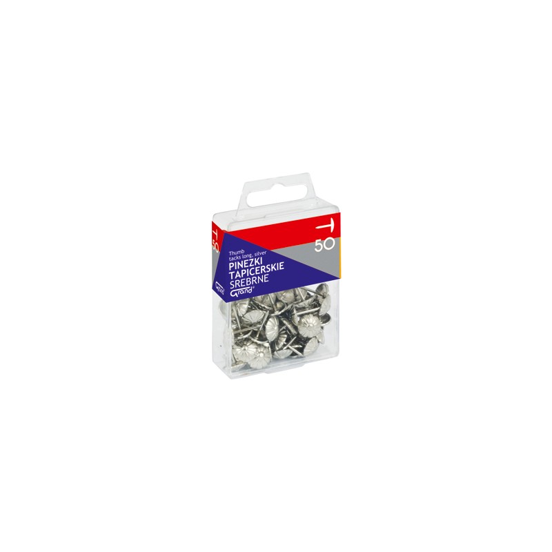 Pinezki Srebrne Tapicerskie 50Szt 110-1483 Grand