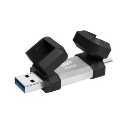 Silicon Power C51 256Gb Usb-A Usb-C Silver