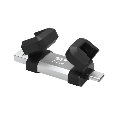 Silicon Power C51 256Gb Usb-A Usb-C Silver