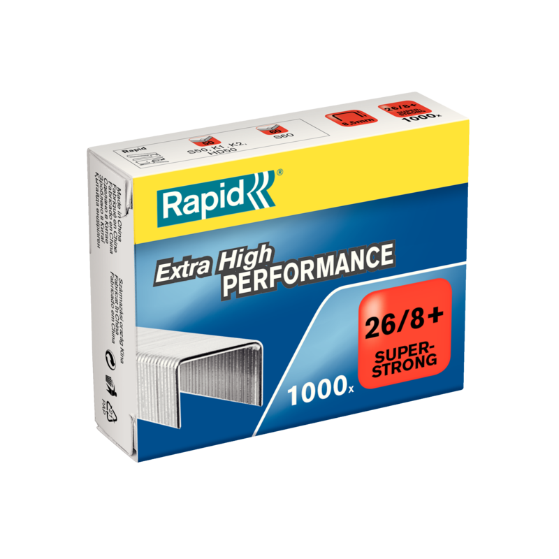 Zszywki Rapid Super Strong 26/8+ 1M 1000 Szt. 24861600