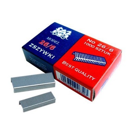 Zszywki 26/6 Grand (10Op. X 1000 Sztuk) 110-1390