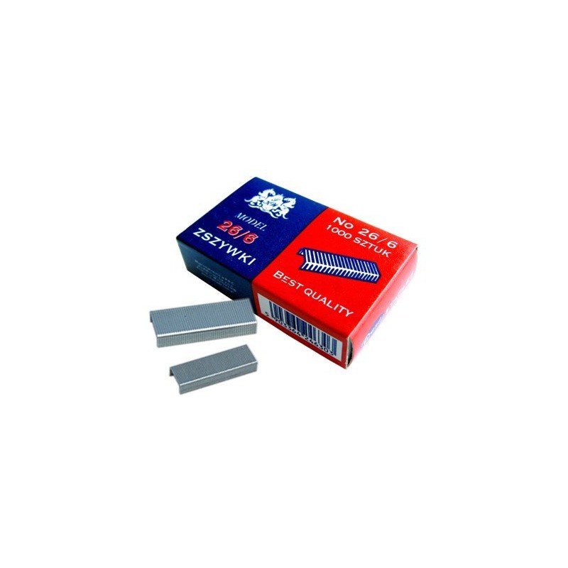 Zszywki 26/6 Grand (10Op. X 1000 Sztuk) 110-1390