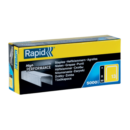 Zszywki Do Zszywaczy Pistoletowych Rapid 13/8 5M 5000 Szt. 11835600 (X)
