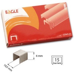 Zszywki 23/6, Do 30 Kartek, 1000 Szt. Eagle 110-1324